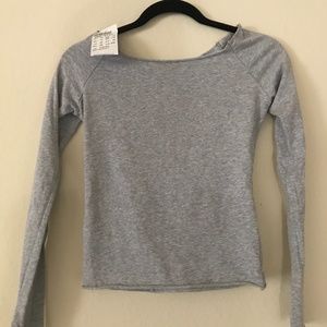 New brandy Melville long sleeve grey top